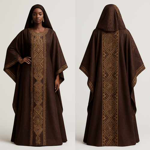 Create a shadda boubou for women that’s the first of its kind, unique, classy, and sophisticated in design. 