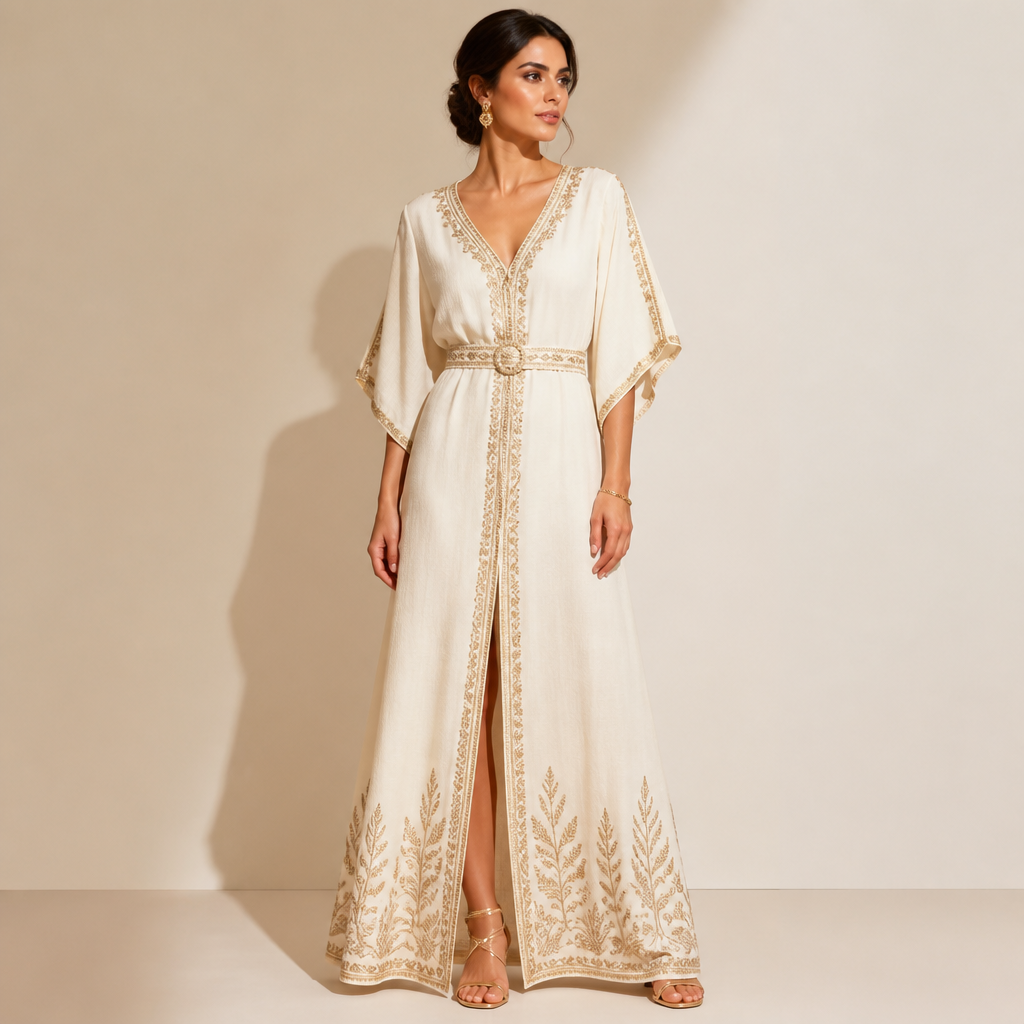 A Female Dress design, suitable for Summer. Algeria fashion aesthetics. Current season is Summer in Algeria.
photorealistic fashion design, A Female Dress design, suitable for Summer. Algeria fashion aesthetics. Current season is Summer in Algeria., just the design no text