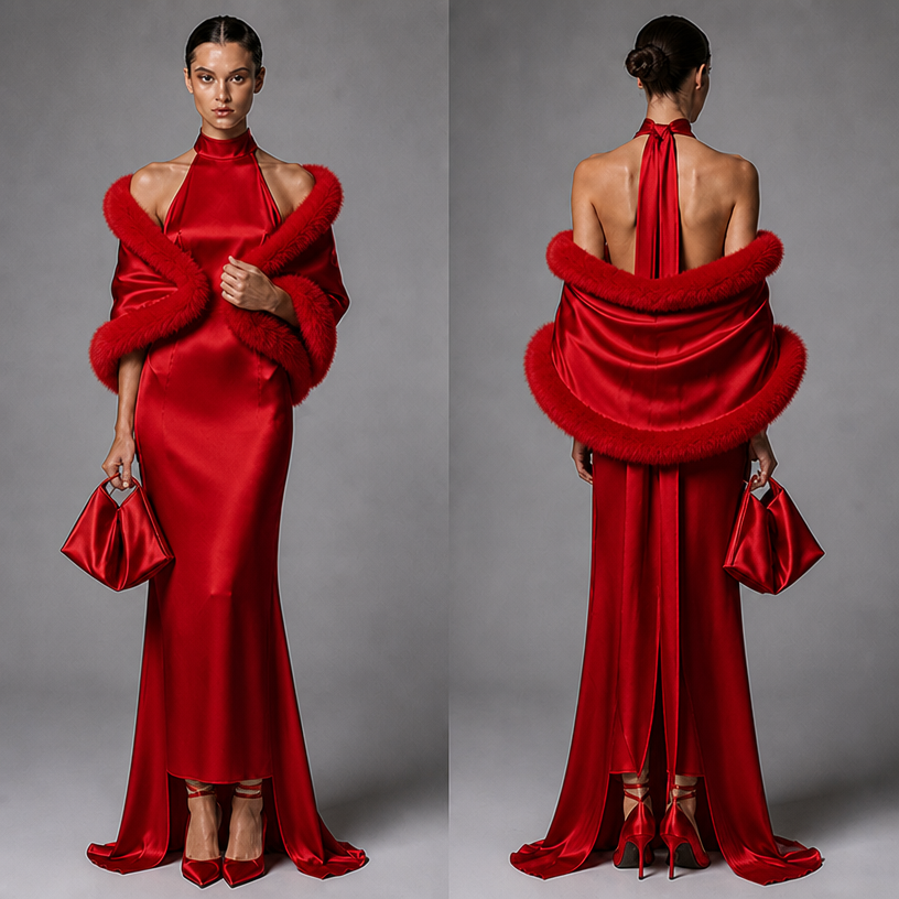 Make this red
edit the attached fashion design with these instructions: Make this red. keep it photorealistic, just the design no text