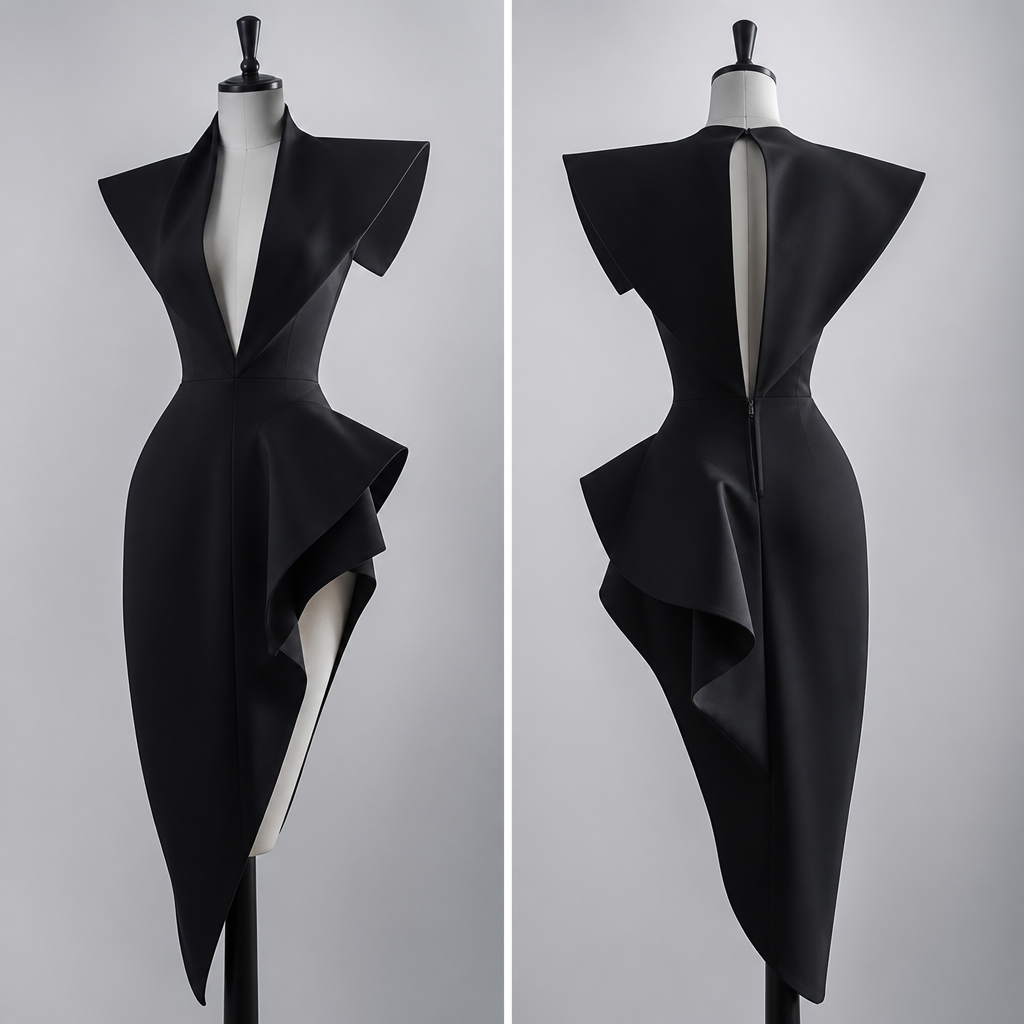 Bold
photorealistic fashion design, Bold
, minimalist style, just the design no text, show front and back