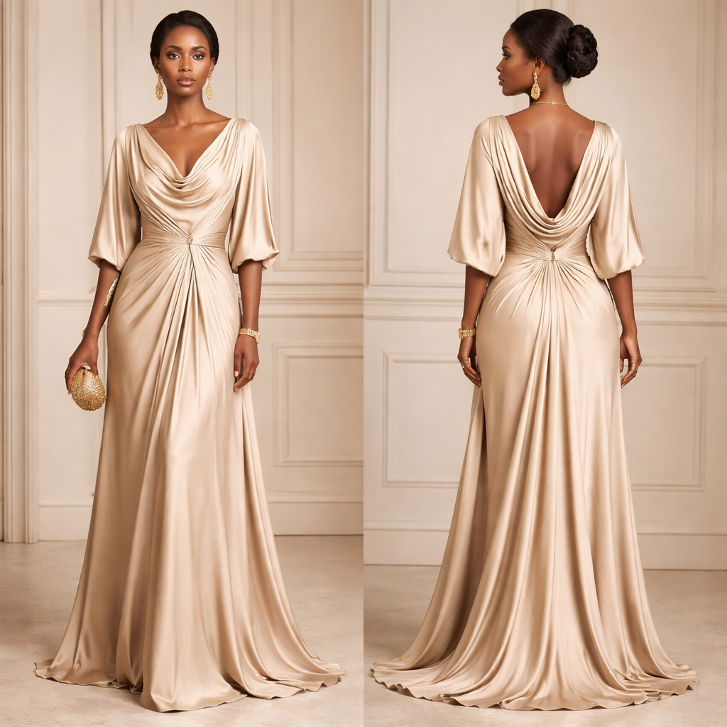 Crée une robe longue classe, soft et élégante en tissu dampé premium.
Je veux une coupe fluide et raffinée avec une silhouette féminine, taille légèrement marquée et manches 3/4
Le style doit être chc robe ample africain
Crée une robe longue classe, soft et élégante en tissu dampé premium.
Je veux une coupe fluide et raffinée avec une silhouette féminine, taille légèrement marquée et manches 3/4
Le style doit être chc robe ample africain , show front and back