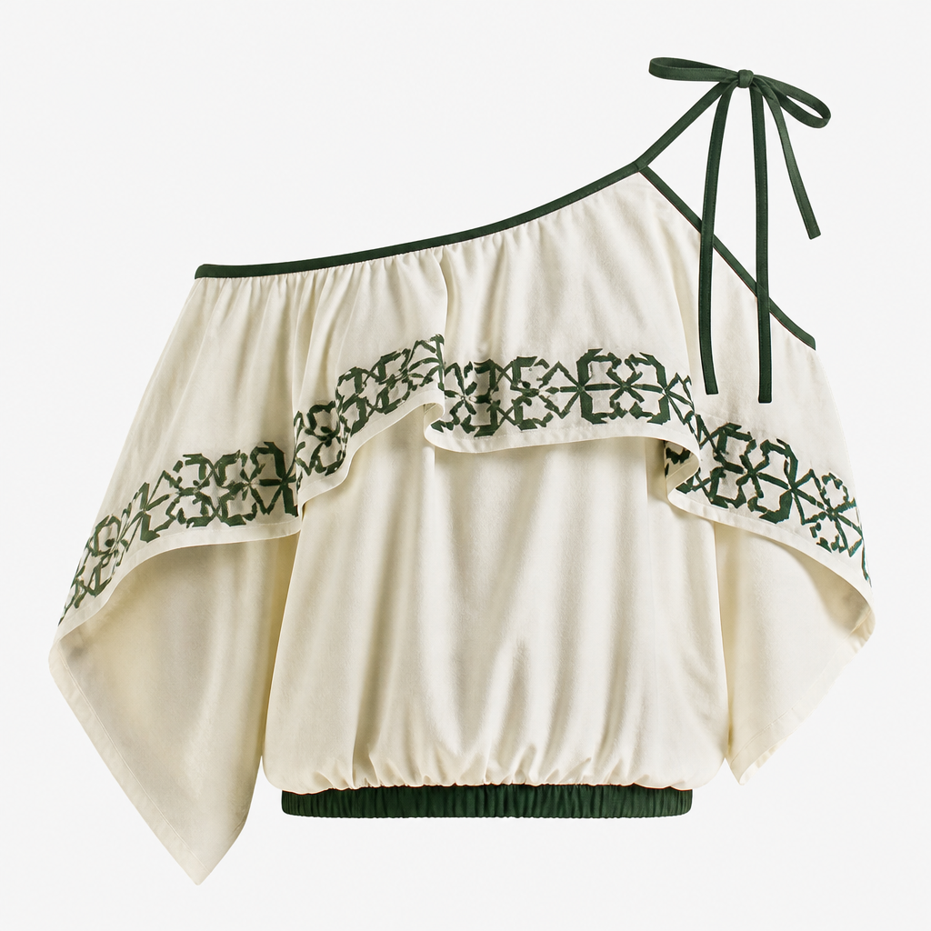 A Female Top design, suitable for Summer, in Streetwear style. Algeria fashion aesthetics.
photorealistic fashion design, A Female Top design, suitable for Summer, in Streetwear style. Algeria fashion aesthetics., streetwear style, just the design no text