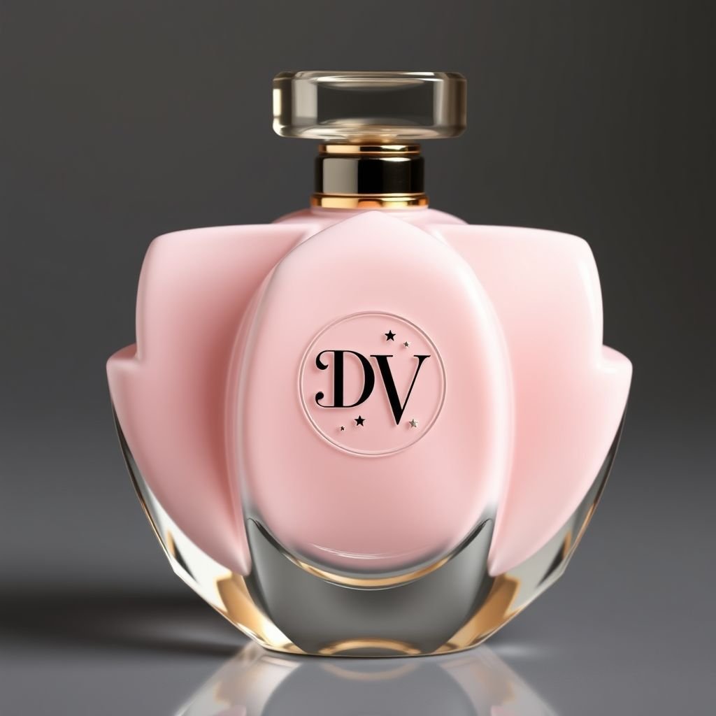 Body butter with the name “Da’Vine” on it. With DV on it. Shape the bottle as a flower
Design an elegant business attire-inspired packaging for "Da'Vine" body butter. Envision a sophisticated, flower-shaped bottle crafted from sleek glass, exuding luxury. The design features a polished DV monogram elegantly embossed, paired with soft pastel colors. Integrate elements like clean lines and subtle metallic accents for a high-end corporate appeal.