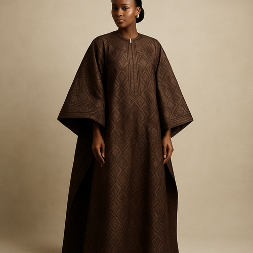 Create a shadda boubou for women that’s the first of its kind, unique, classy, and sophisticated in design. 
