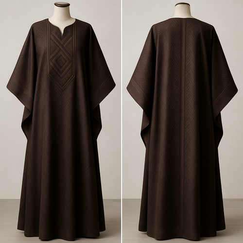 Create a shadda boubou for women that's the first of its kind, unique, classy, and sophisticated in design.