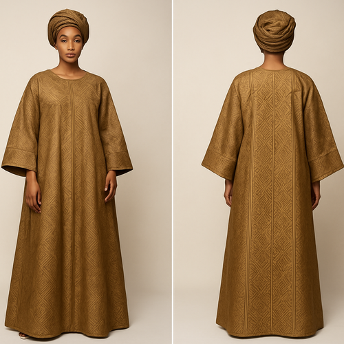 Create a shadda boubou for women that’s the first of its kind, unique, classy, and sophisticated in design. 