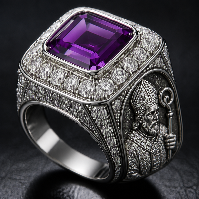 Put some diamonds on the bishop
edit the attached fashion design with these instructions: Put some diamonds on the bishop. keep it photorealistic, just the design no text
