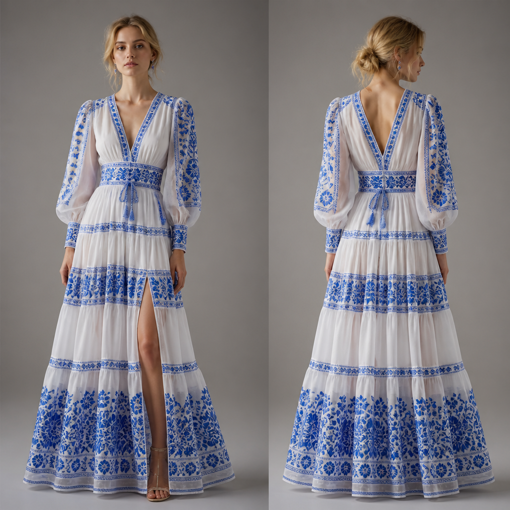 A Female Dress design, suitable for Summer. Consider Russian fashion — fur and layering traditions, bold patterns, mix of European elegance and Slavic folk motifs. Current season is Summer in Russia.
photorealistic fashion design, A Female Dress design, suitable for Summer. Consider Russian fashion — fur and layering traditions, bold patterns, mix of European elegance and Slavic folk motifs. Current season is Summer in Russia., just the design no text