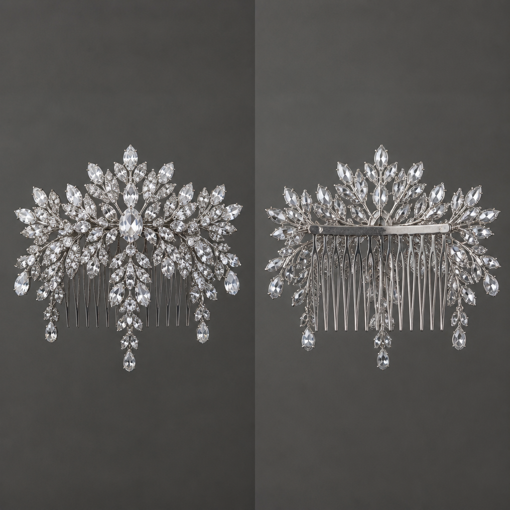 A Accessories design, for Wedding, in Glamorous style
photorealistic fashion design, A Accessories design, for Wedding, in Glamorous style, glamorous style, just the design no text, show front and back