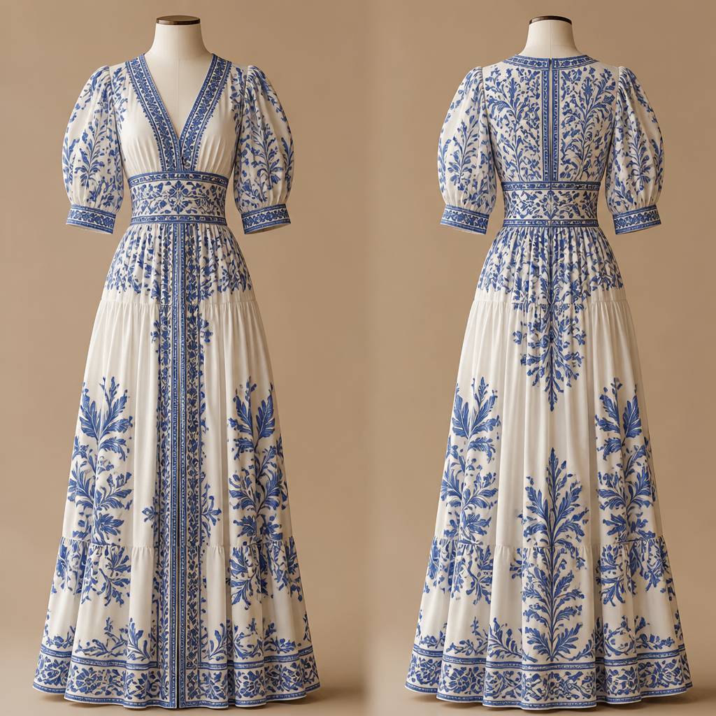 A Female Dress design, suitable for Spring, in Mediterranean style. Algeria fashion aesthetics.
photorealistic fashion design, A Female Dress design, suitable for Spring, in Mediterranean style. Algeria fashion aesthetics., mediterranean style, just the design no text