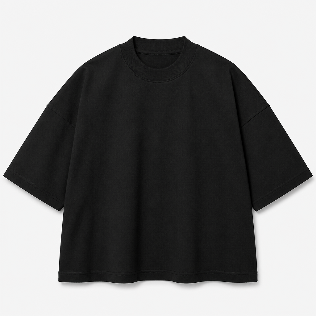 Dropped shoulder sleeve black
photorealistic fashion design, Dropped shoulder sleeve black, just the design no text