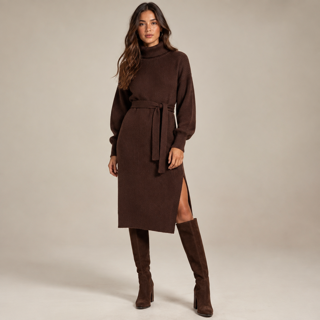A Dress design, suitable for Fall. Consider American fashion — diverse and trend-driven, casual-cool, athleisure influence, regional variety from NYC sophistication to LA relaxed. Current season is Autumn in United States. Present it as professional fashion catalogue photography: the garment is the subject, shown full-length with editorial styling, neutral posing and tasteful, non-suggestive framing.
photorealistic fashion design, A Dress design, suitable for Fall. Consider American fashion — diverse and trend-driven, casual-cool, athleisure influence, regional variety from NYC sophistication to LA relaxed. Current season is Autumn in United States. Present it as professional fashion catalogue photography: the garment is the subject, shown full-length with editorial styling, neutral posing and tasteful, non-suggestive framing., just the design no text