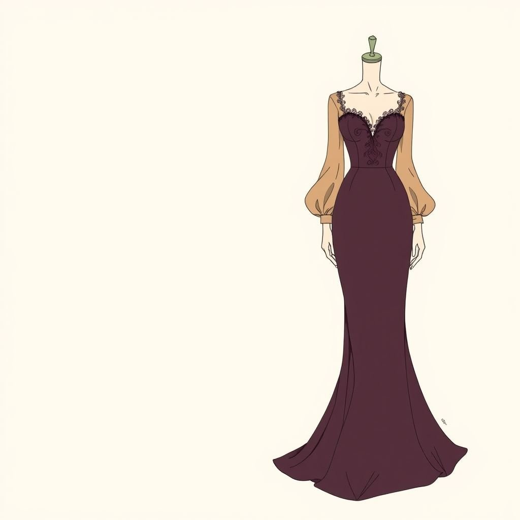 Fitted short gown with free long sleeve saw with crepe material
Design a classic-inspired fitted short gown in luxurious crepe fabric, featuring elegant, flowing long sleeves that billow softly. The gown showcases a timeless silhouette, with a structured bodice that gracefully adapts to the curves, embellished with subtle lace detailing. Incorporate vintage-inspired accents for a sophisticated, enduring appeal.