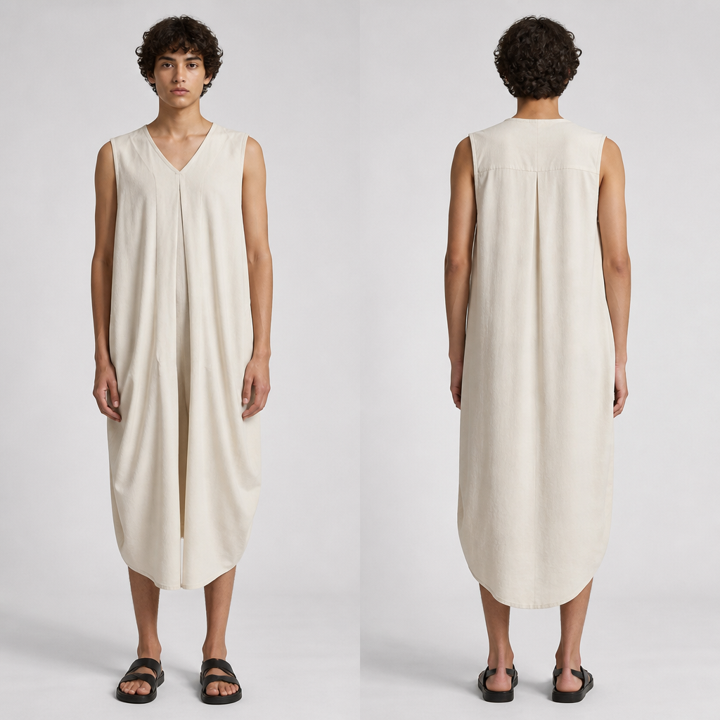 A Unisex Dress design, suitable for Summer. IQ fashion aesthetics. Current season is Summer in IQ.
photorealistic fashion design, A Unisex Dress design, suitable for Summer. IQ fashion aesthetics. Current season is Summer in IQ., just the design no text, show front and back