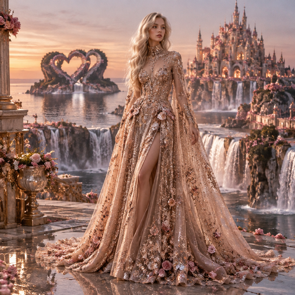 photorealistic fashion design, photorealistic fashion design, photorealistic fashion design, A Female Dress design, suitable for Fall. с длильным воротником стоячим блестящая с блёстками. GE fashion aesthetics. Present it as professional fashion catalogue photography: the garment is the subject, shown full-length with editorial styling, neutral posing and tasteful, non-suggestive framing., just the design no text. Refinement: остров с двумя сердечками вместе гигантский замок из цветка водопады блестящие грудь маленькая, just the design no text. Refinement: грудь маленькая, just the design no text. Refinement: цвет волос меняет каждый раз
photorealistic fashion design, photorealistic fashion design, photorealistic fashion design, photorealistic fashion design, A Female Dress design, suitable for Fall. с длильным воротником стоячим блестящая с блёстками. GE fashion aesthetics. Present it as professional fashion catalogue photography: the garment is the subject, shown full-length with editorial styling, neutral posing and tasteful, non-suggestive framing., just the design no text. Refinement: остров с двумя сердечками вместе гигантский замок из цветка водопады блестящие грудь маленькая, just the design no text. Refinement: грудь маленькая, just the design no text. Refinement: цвет волос меняет каждый раз, just the design no text
