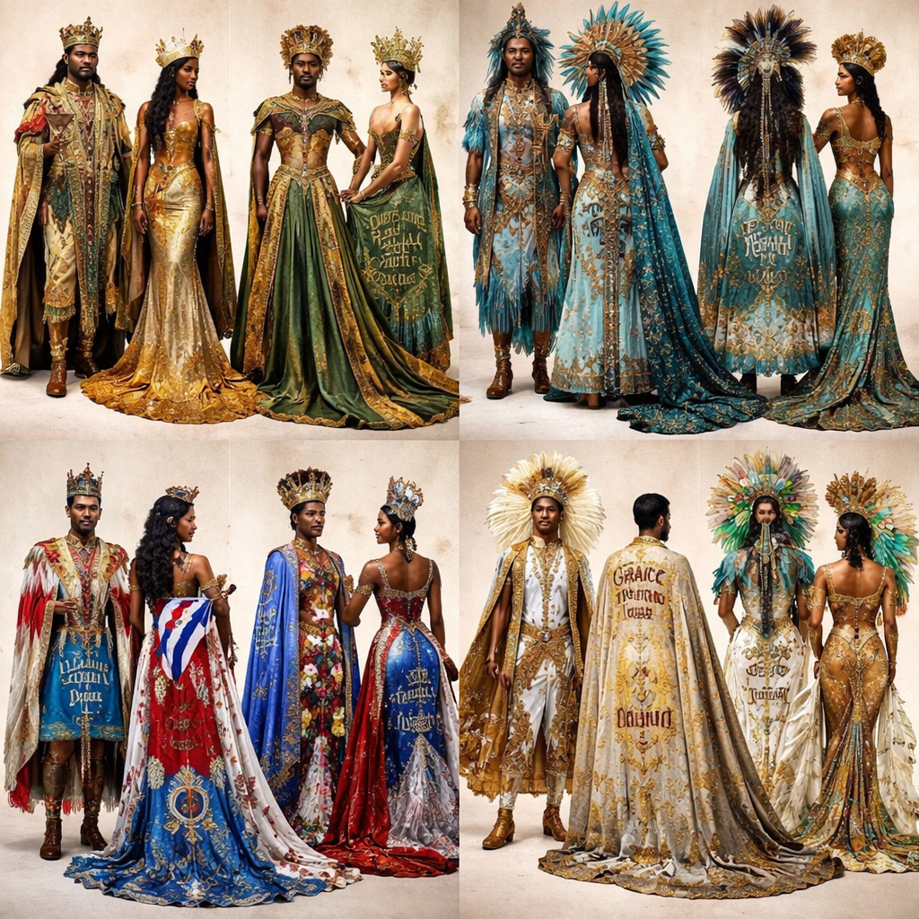 African kings, African queens, Native American kings, Native American queens, Boricua kings, Boricua queens, West Indian kings and queens, rooted in faith, mental health awareness
African kings, African queens, Native American kings, Native American queens, Boricua kings, Boricua queens, West Indian kings and queens, rooted in faith, mental health awareness , glamorous style, show front and back