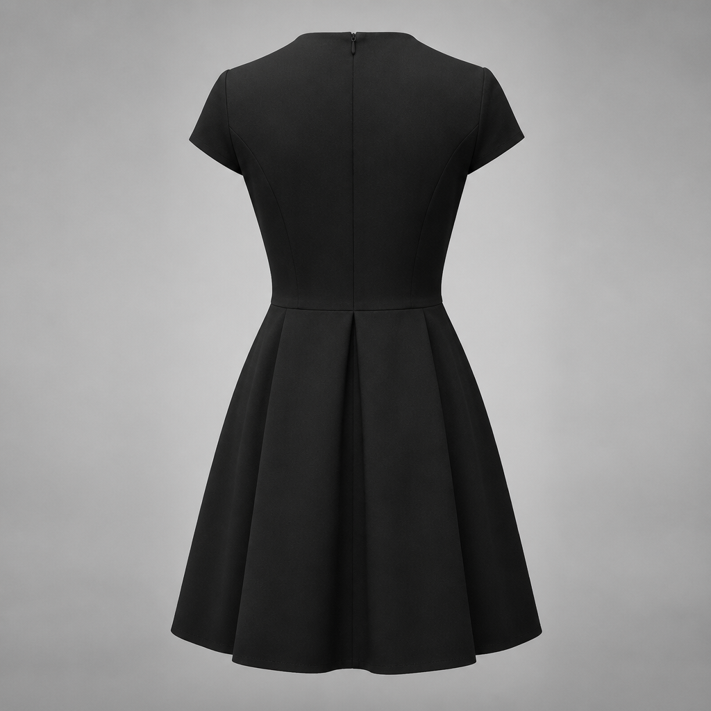 Black back
photorealistic fashion design, Black back, classic style, just the design no text