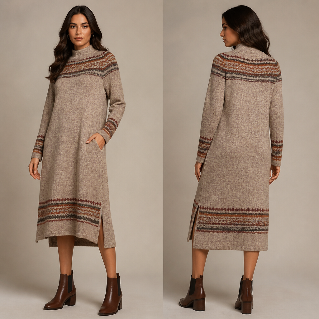 A Female Dress design, for Casual, suitable for Winter, in Casual style. Peru fashion aesthetics.
photorealistic fashion design, A Female Dress design, for Casual, suitable for Winter, in Casual style. Peru fashion aesthetics., casual style, just the design no text