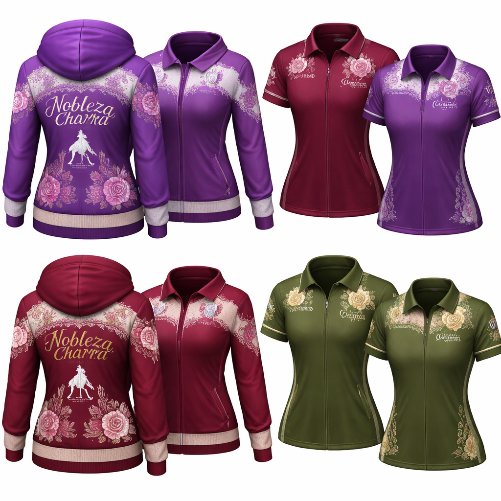 Una sudadera de uniforme para niñas y damas
Otro diseño para damas y niñas
Más informal es para escaramuzas charra
Diseño de chamarra playera sudadera de cierre para el equipo nobleza charra de escaramuzas de los colores diferentes opciones
Diseña uniforme para escaramuza charra blusa polo chamarra sudadera
Nobleza charra en colores morado vino y verde militar
Una sudadera de uniforme para niñas y damas
Otro diseño para damas y niñas
Más informal es para escaramuzas charra
Diseño de chamarra playera sudadera de cierre para el equipo nobleza charra de escaramuzas de los colores diferentes opciones
Diseña uniforme para escaramuza charra blusa polo chamarra sudadera
Nobleza charra en colores morado vino y verde militar