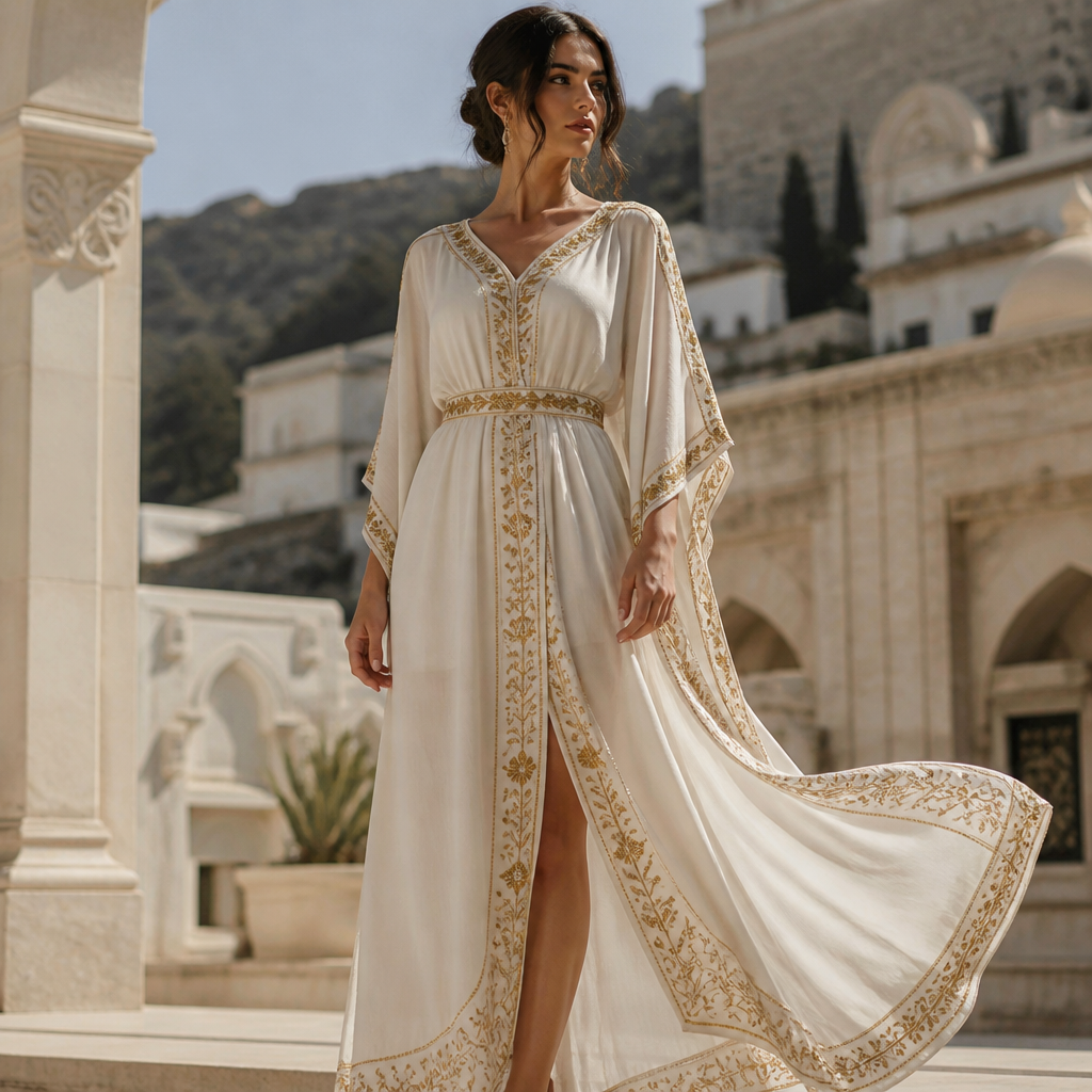 A Female Dress design, suitable for Summer. Algeria fashion aesthetics. Current season is Summer in Algeria.
photorealistic fashion design, A Female Dress design, suitable for Summer. Algeria fashion aesthetics. Current season is Summer in Algeria., just the design no text