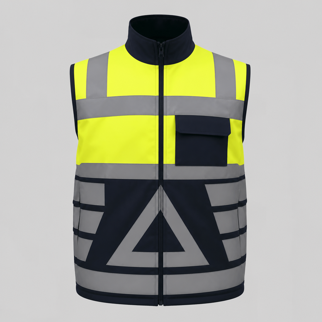 verkeersregelaar vest zonder mouwen. Netherlands fashion aesthetics.
photorealistic fashion design, verkeersregelaar vest zonder mouwen. Netherlands fashion aesthetics., just the design no text