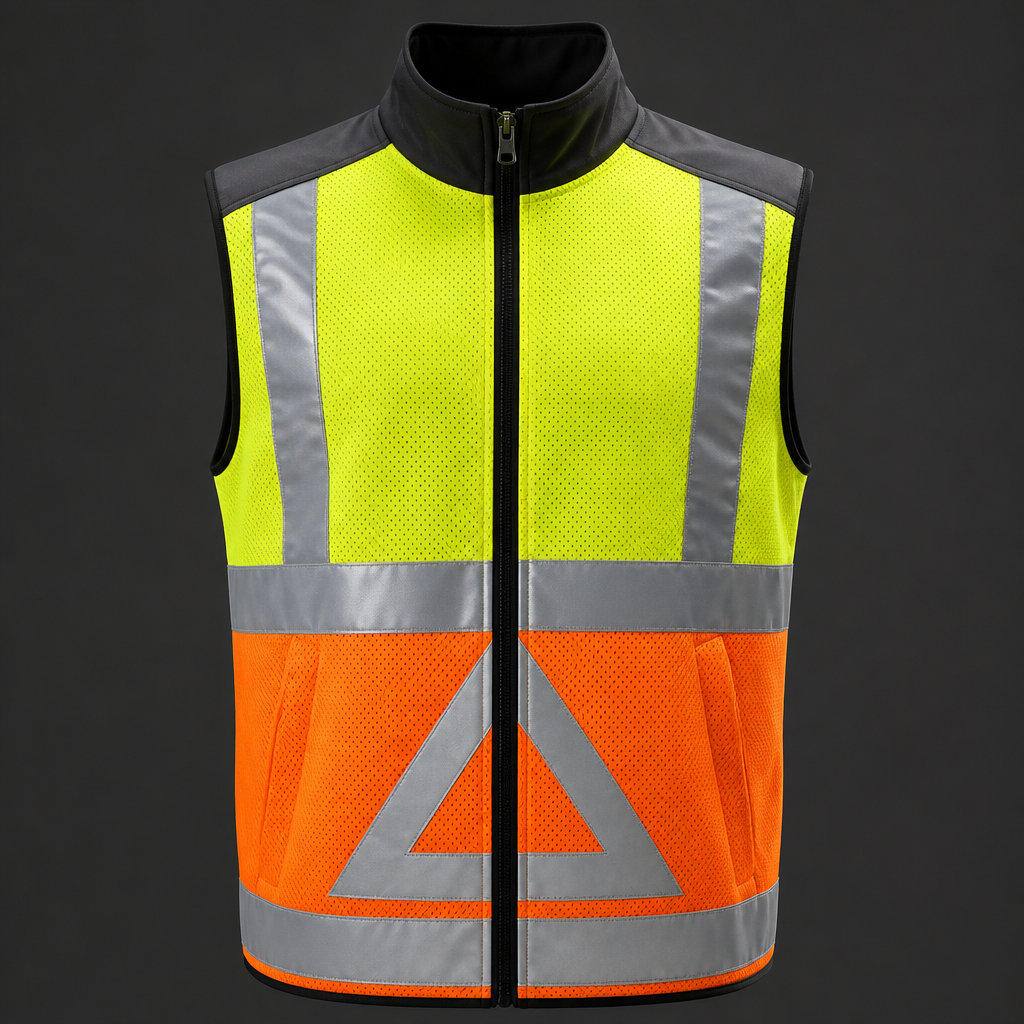 photorealistic fashion design, photorealistic fashion design, photorealistic fashion design, verkeersregelaar vest zonder mouwen. Netherlands fashion aesthetics., just the design no text. Refinement: kleuren fluor geel en fluor oranje stof ademend gaatjes, just the design no text. Refinement: verkeersregelaar driehoek erop, just the design no text. Refinement: schouders softshell stoff
photorealistic fashion design, photorealistic fashion design, photorealistic fashion design, photorealistic fashion design, verkeersregelaar vest zonder mouwen. Netherlands fashion aesthetics., just the design no text. Refinement: kleuren fluor geel en fluor oranje stof ademend gaatjes, just the design no text. Refinement: verkeersregelaar driehoek erop, just the design no text. Refinement: schouders softshell stoff, just the design no text