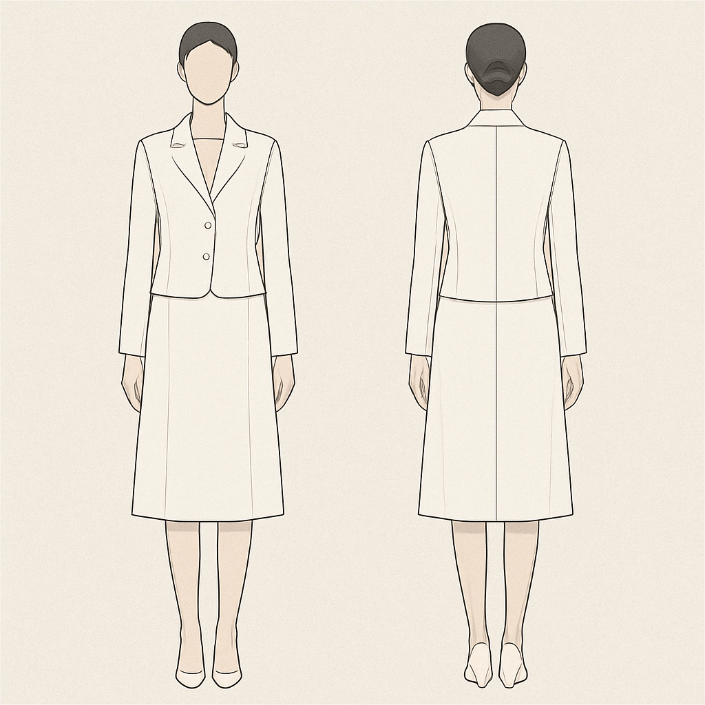 ال
ال, minimalist style, show front and back