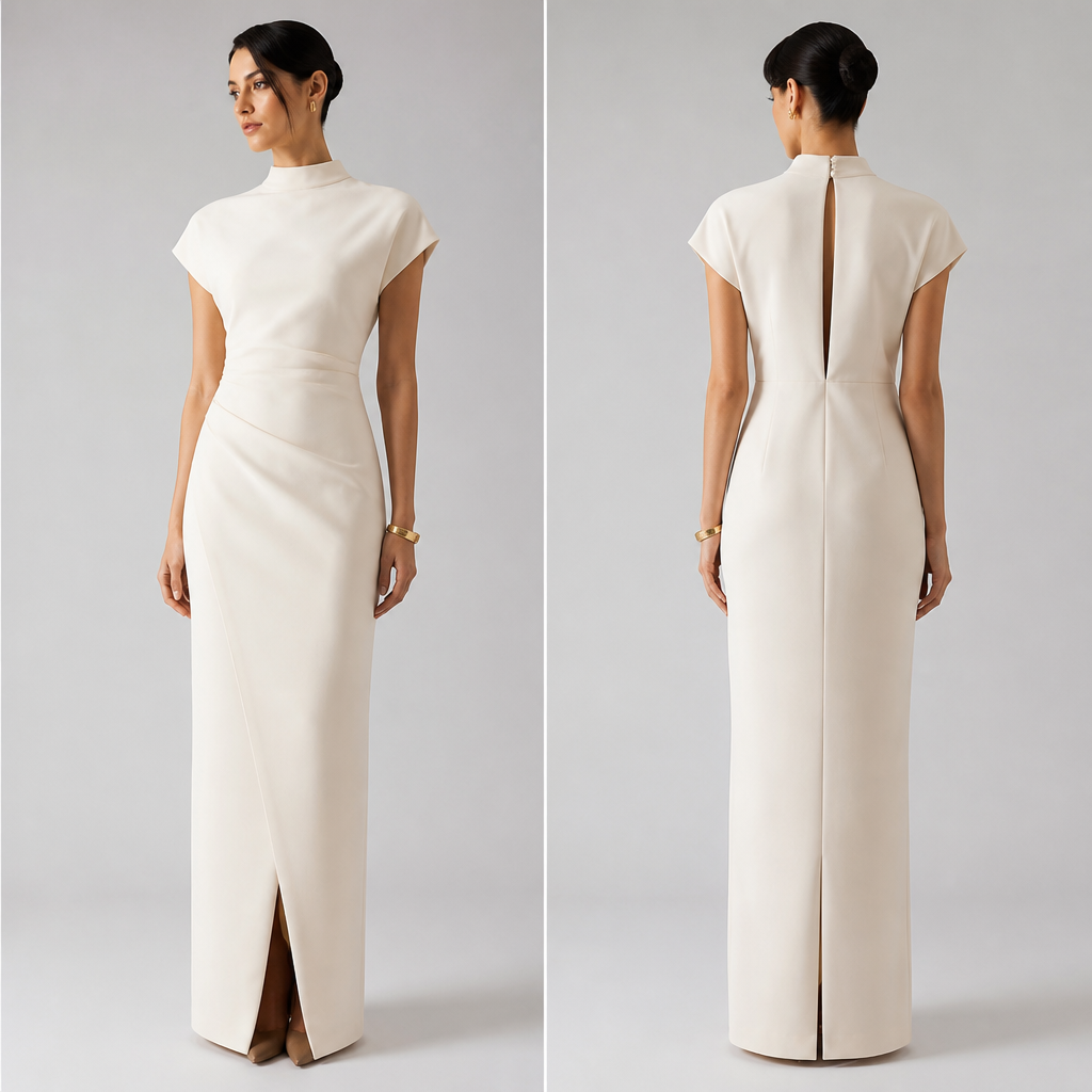 Elegant
photorealistic fashion design, Elegant, minimalist style, just the design no text, show front and back