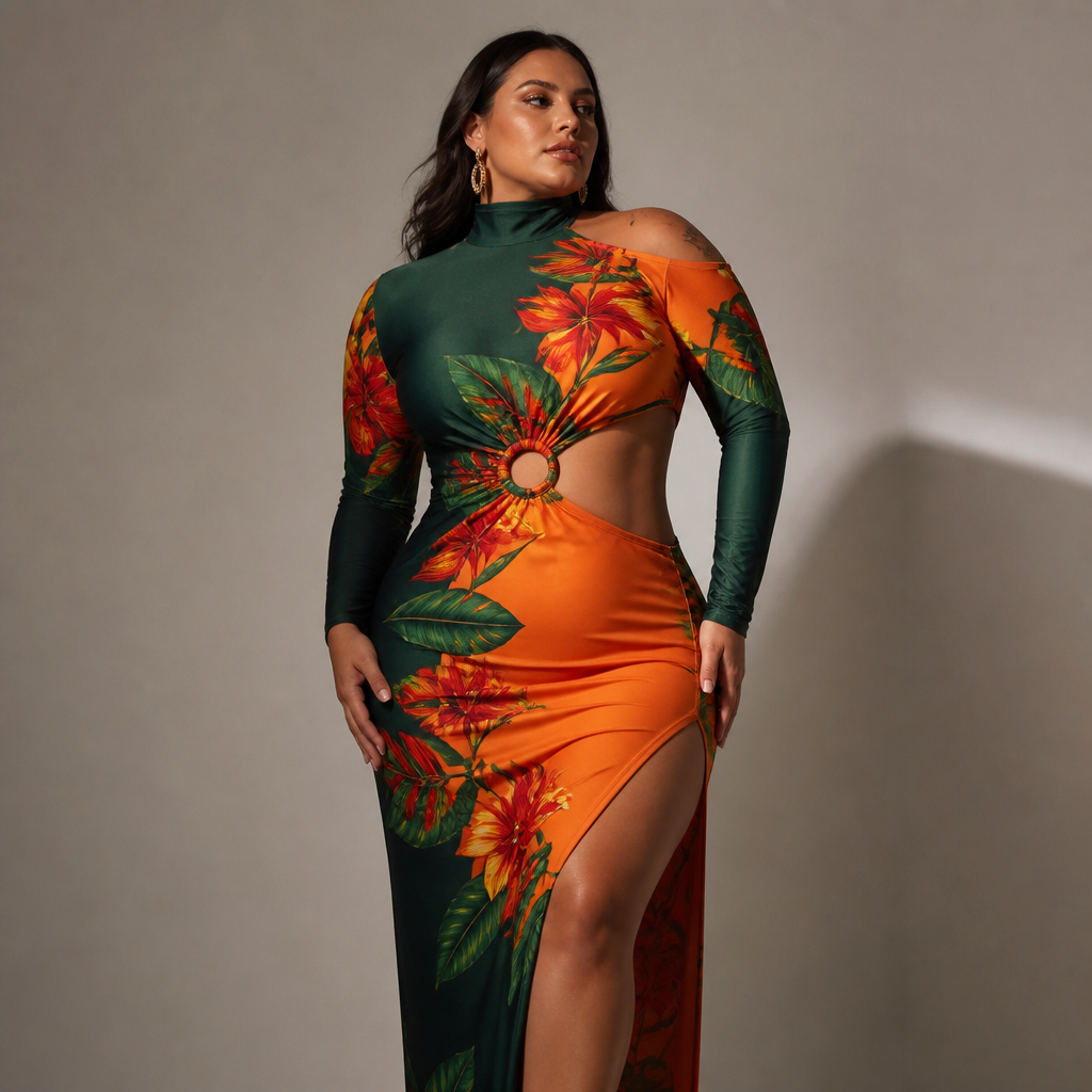 A Female Dress design, suitable for Winter. Consider Brazilian fashion — bold colors, body-positive, beachwear influence, tropical prints, carnival vibrancy. Current season is Winter in Brazil.
photorealistic fashion design, A Female Dress design, suitable for Winter. Consider Brazilian fashion — bold colors, body-positive, beachwear influence, tropical prints, carnival vibrancy. Current season is Winter in Brazil., just the design no text