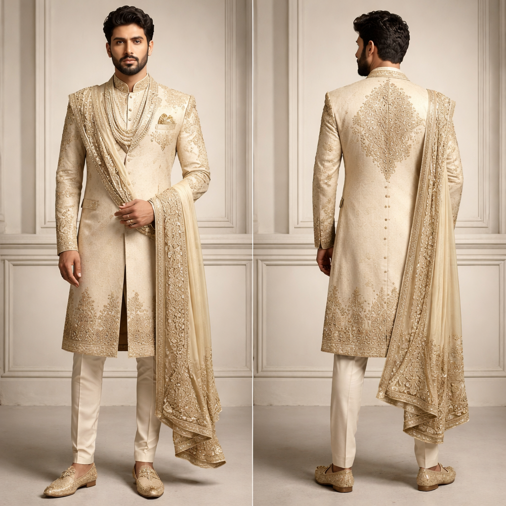 Suit design
Suit design, indian style, show front and back