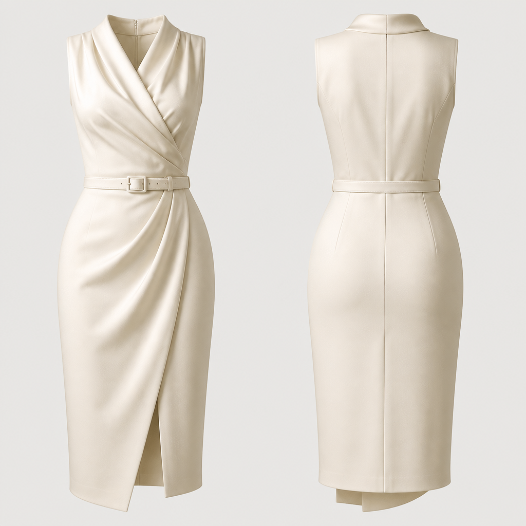 Chic
photorealistic fashion design, Chic, classic style, just the design no text, show front and back