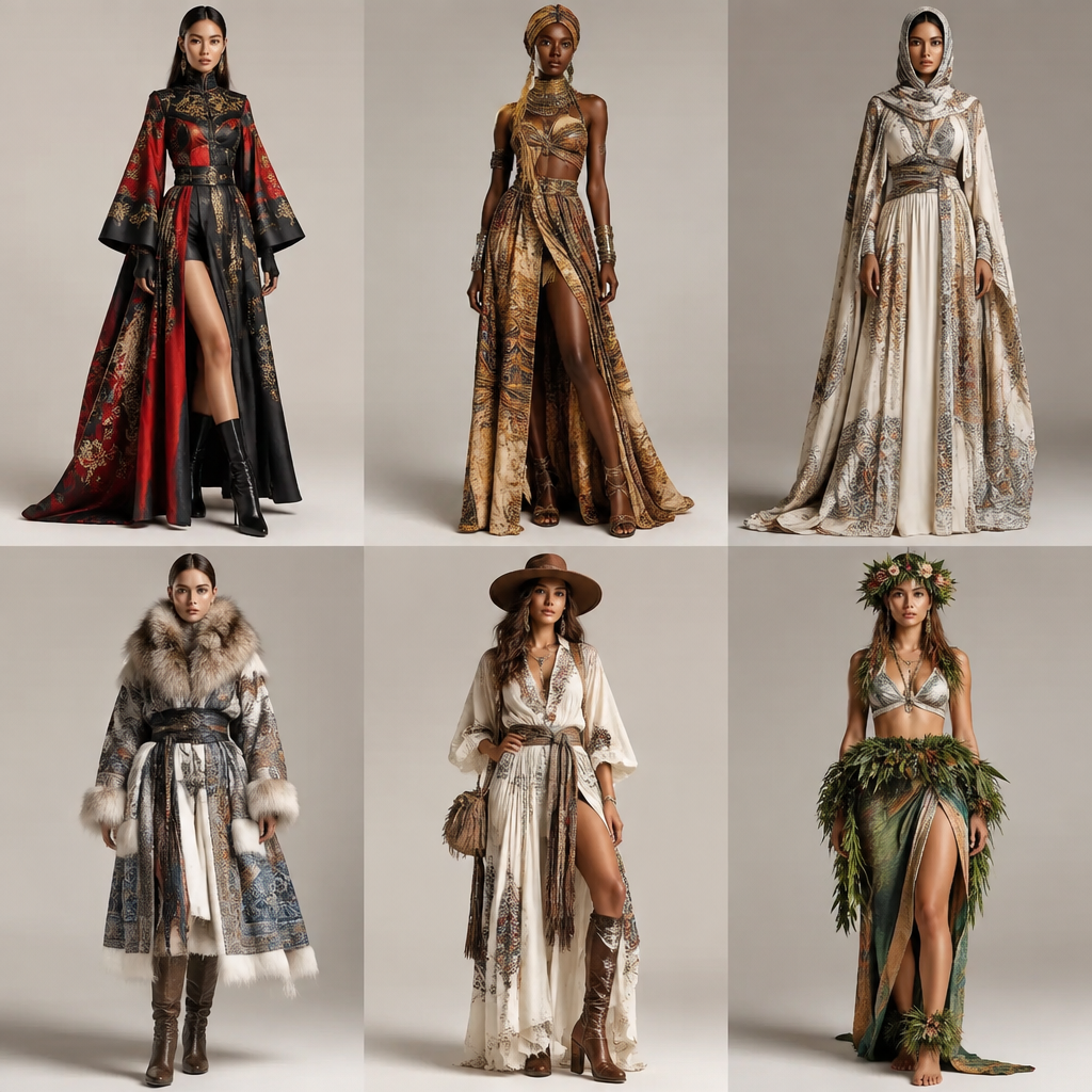 la tenue la plus à la mode donc tous les six continents. GA fashion aesthetics. Present it as professional fashion catalogue photography: the garment is the subject, shown full-length with editorial styling, neutral posing and tasteful, non-suggestive framing.
photorealistic fashion design, la tenue la plus à la mode donc tous les six continents. GA fashion aesthetics. Present it as professional fashion catalogue photography: the garment is the subject, shown full-length with editorial styling, neutral posing and tasteful, non-suggestive framing., just the design no text