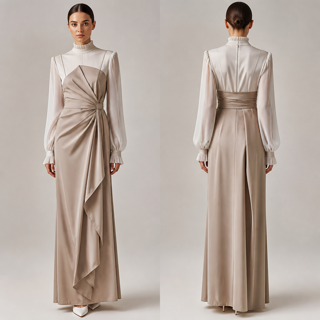 A Female fashion design. VE fashion aesthetics.
photorealistic fashion design, A Female fashion design. VE fashion aesthetics., just the design no text, show front and back