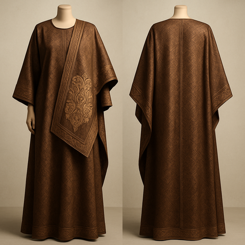 Create a shadda boubou for women that's the first of its kind, unique, classy, and sophisticated in design.