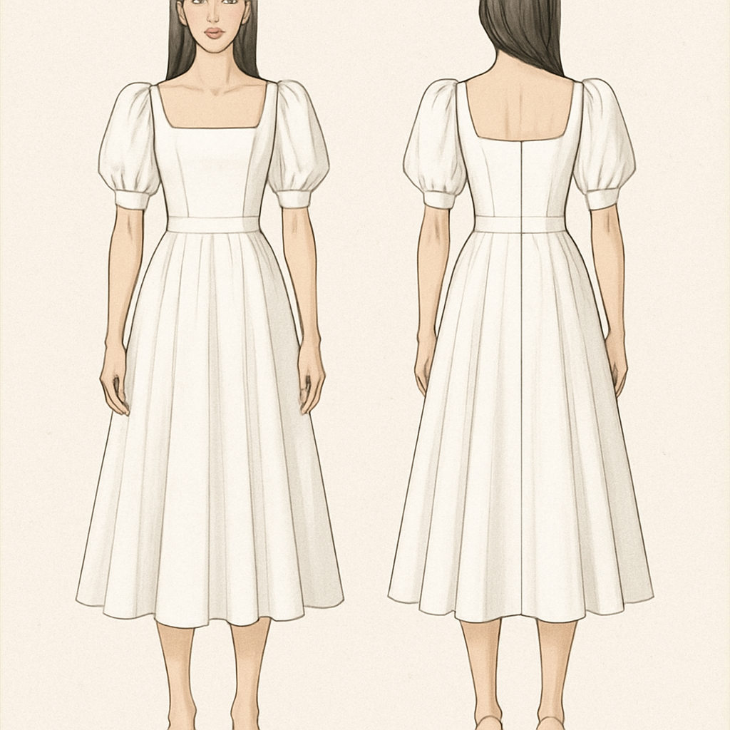 white dress
white dress
, show front and back