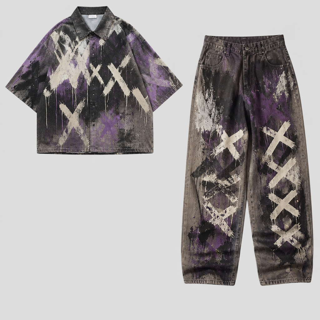 photorealistic fashion design, ropa de drip que pon al Xghjx grafiti. Spain fashion aesthetics., just the design no text. Refinement: camisa de drip y pantalón de drip que pon XXXXXXX grafiti
photorealistic fashion design, photorealistic fashion design, ropa de drip que pon al Xghjx grafiti. Spain fashion aesthetics., just the design no text. Refinement: camisa de drip y pantalón de drip que pon XXXXXXX grafiti, just the design no text