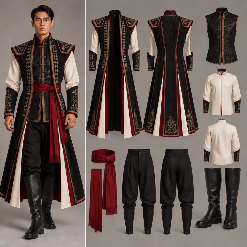 Missing one peice of clothing that right under the outer coat
edit the attached fashion design with these instructions: Missing one peice of clothing that right under the outer coat. keep it photorealistic, just the design no text