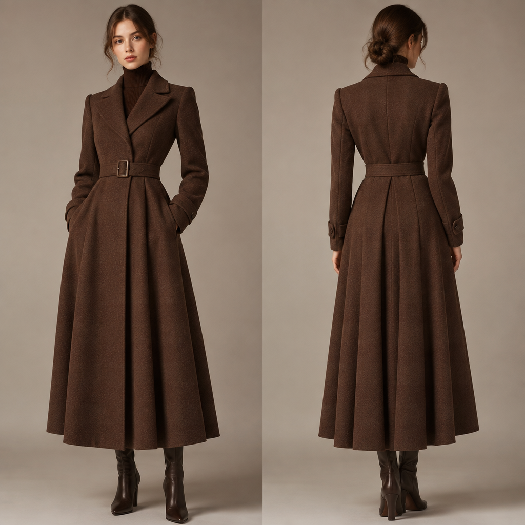 A Female Dress design, suitable for Fall. SY fashion aesthetics. Current season is Autumn in SY. Present it as professional fashion catalogue photography: the garment is the subject, shown full-length with editorial styling, neutral posing and tasteful, non-suggestive framing.
photorealistic fashion design, A Female Dress design, suitable for Fall. SY fashion aesthetics. Current season is Autumn in SY. Present it as professional fashion catalogue photography: the garment is the subject, shown full-length with editorial styling, neutral posing and tasteful, non-suggestive framing., just the design no text