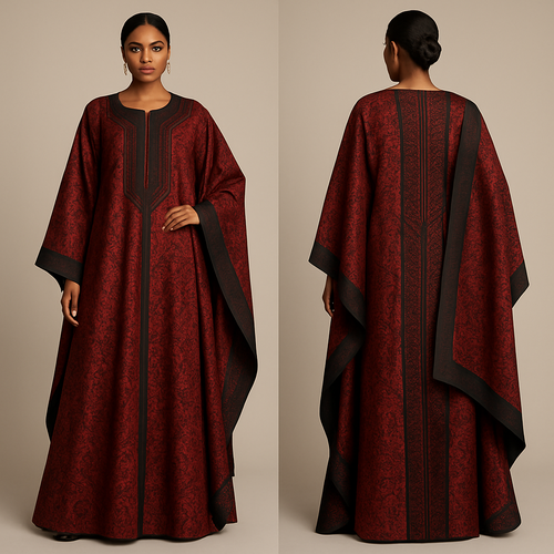 Create a shadda boubou for women that's the first of its kind, unique, classy, and sophisticated in design.