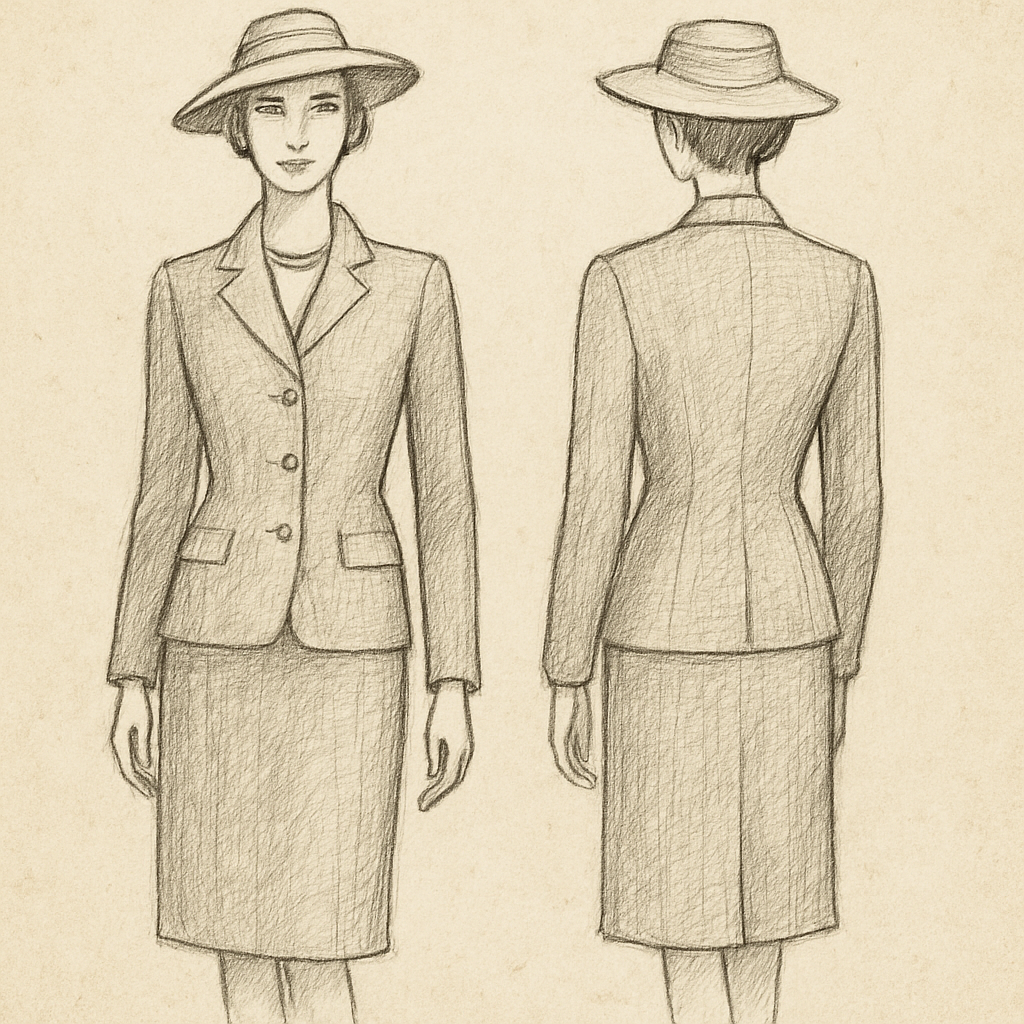 old money style do it as a sketch
old money style do it as a sketch , vintage style, show front and back