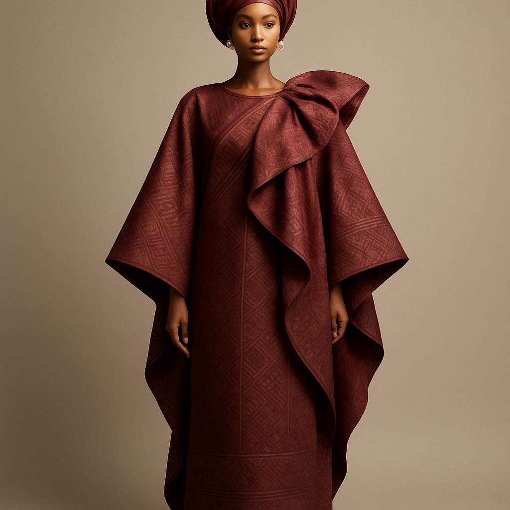 Create a shadda boubou for women that's the first of its kind, unique, classy, and sophisticated in design.
Create a shadda boubou for women that's the first of its kind, unique, classy, and sophisticated in design.