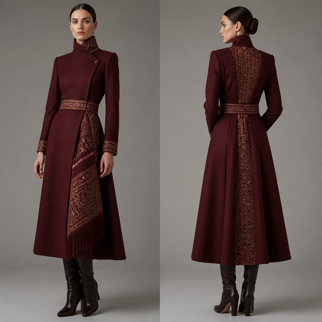 A Female Dress design, suitable for Winter. tenga color y si quieres le puedes cambiar para que se vea mejor. Peru fashion aesthetics.
photorealistic fashion design, A Female Dress design, suitable for Winter. tenga color y si quieres le puedes cambiar para que se vea mejor. Peru fashion aesthetics., just the design no text