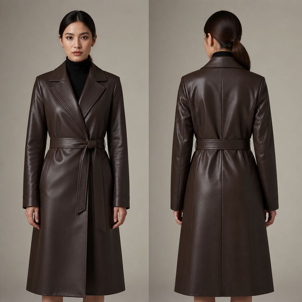 A Female Coat design, made of Leather, for Formal, suitable for Winter, in Business style. Philippines fashion aesthetics.
photorealistic fashion design, A Female Coat design, made of Leather, for Formal, suitable for Winter, in Business style. Philippines fashion aesthetics., business style, just the design no text
