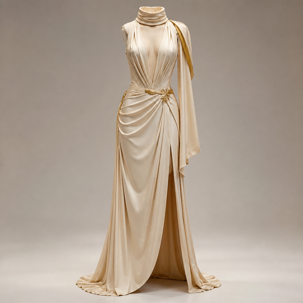 A Dress design. VE fashion aesthetics.
photorealistic fashion design, A Dress design. VE fashion aesthetics., just the design no text