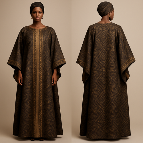 Create a shadda boubou for women that’s the first of its kind, unique, classy, and sophisticated in design. 