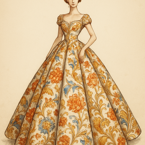 I want a fabulous pattern of a princess dart gown
