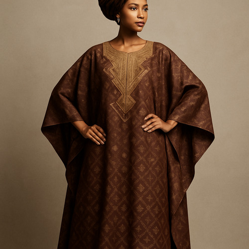 Create a shadda boubou for women that’s the first of its kind, unique, classy, and sophisticated in design. 