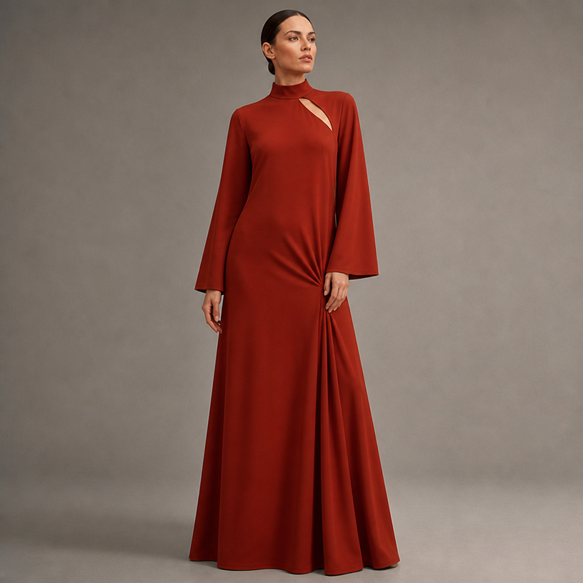 Not that tight. The body should be able to move freely
edit the attached fashion design with these instructions: Not that tight. The body should be able to move freely. keep it photorealistic, just the design no text