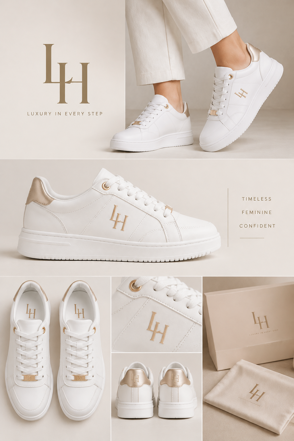 sneakers- valged ja naiselikud
with logo LH-
sneakers- valged ja naiselikud
with logo LH-