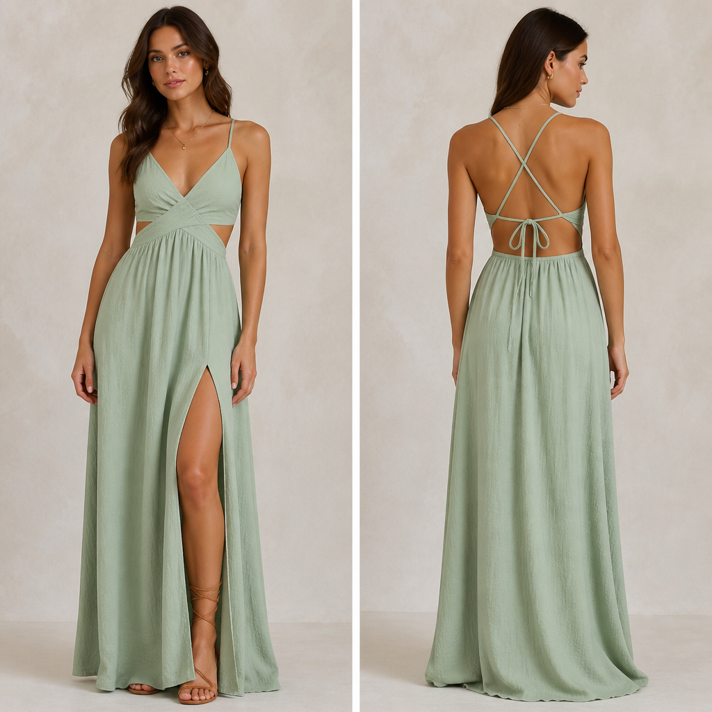 A Female Dress design, suitable for Summer. Consider American fashion — diverse and trend-driven, casual-cool, athleisure influence, regional variety from NYC sophistication to LA relaxed. Current season is Summer in United States.
photorealistic fashion design, A Female Dress design, suitable for Summer. Consider American fashion — diverse and trend-driven, casual-cool, athleisure influence, regional variety from NYC sophistication to LA relaxed. Current season is Summer in United States., just the design no text, show front and back